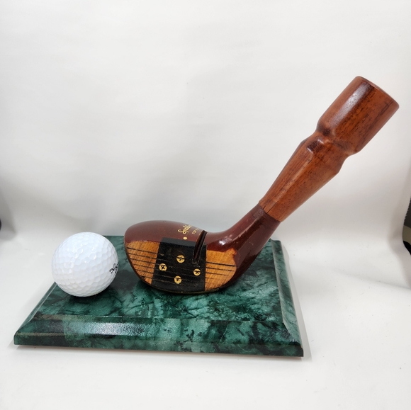 Vintage Spalding Top-Flite Golf Club Hogan ball Business Card And Pen holder - Picture 4 of 13